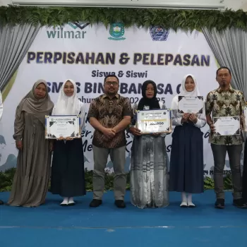 PERPISAHAN KELAS 9 ANGKATAN 8 TAHUN 2025 SMPS BINA BANGSA 02